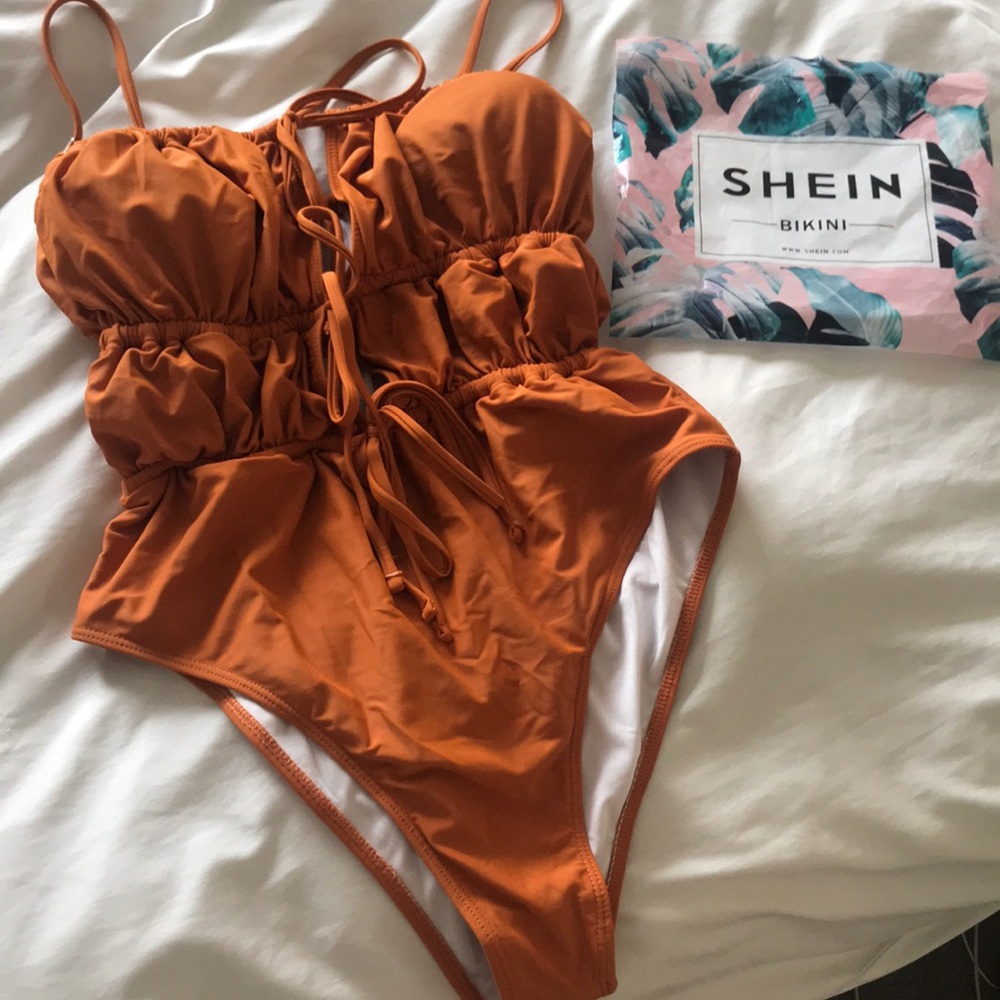 NEW SHEIN one piece front row swimsuit